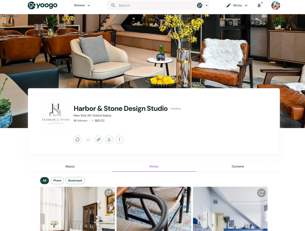 Information‑rich business profile on Yoogo.